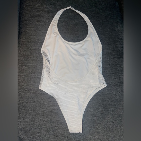 Victoria secret mesh white one piece swimsuit - Picture 2 of 2